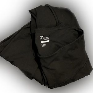 Bundle! 2 pairs old navy black workout leggings. Large tall